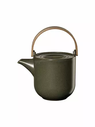 ASA SELECTION | Théière avec poignée en bois COPPA 1,0l Tofu | dunkelgrün